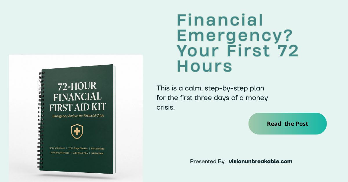 Financial Emergency? A 72-Hour Money Survival Plan to Regain Control Fast